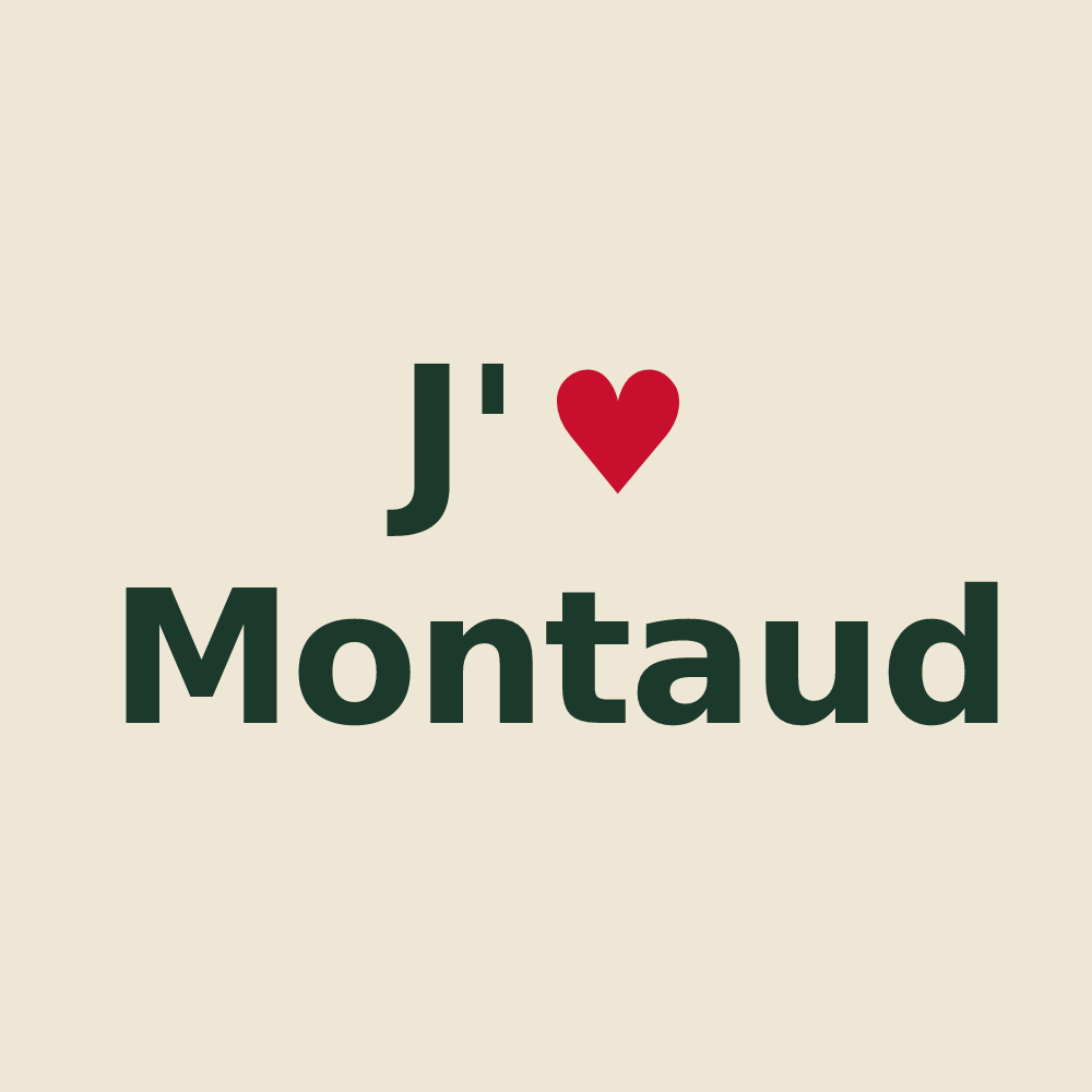 Tote bag personnalisé Montaud — design J'aime Montaud