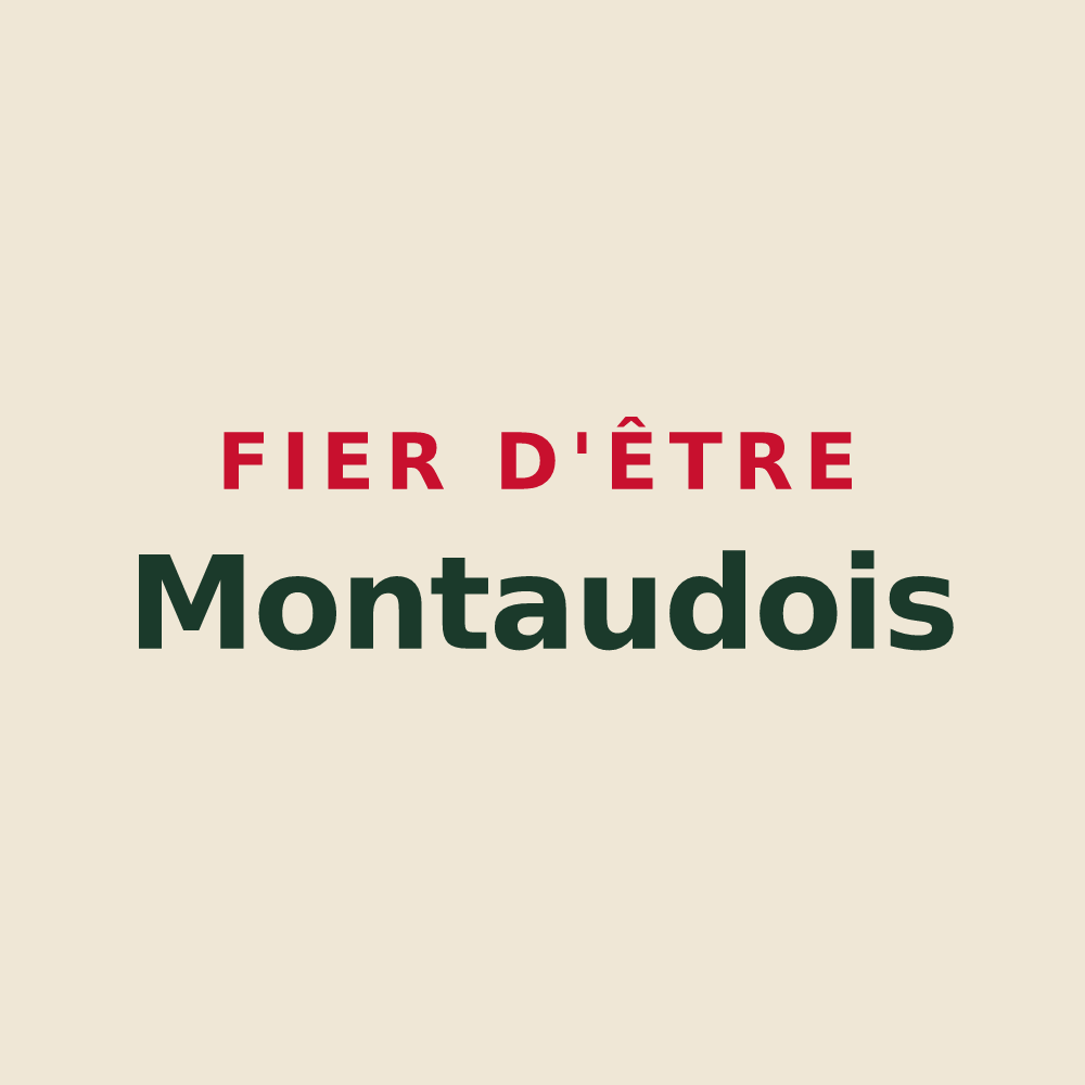 Tote bag « Fier d'être Montaudois » — design pour Montaud