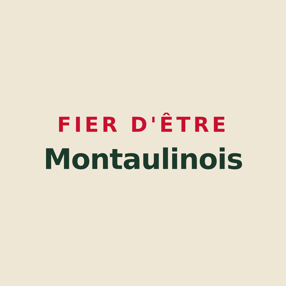 Tote bag « Fier d'être Montaulinois » — design pour Montaulin