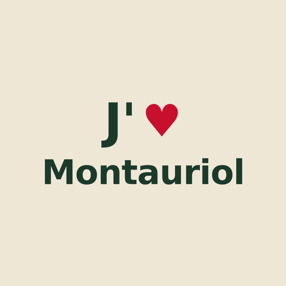 Tote bag personnalisé Montauriol — design J'aime Montauriol