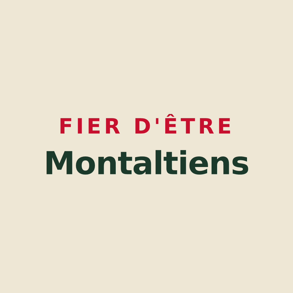 Tote bag « Fier d'être Montaltiens » — design pour Montaut
