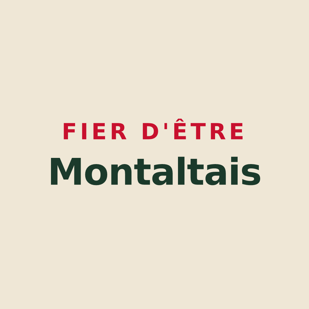 Tote bag « Fier d'être Montaltais » — design pour Montaut-les-Créneaux