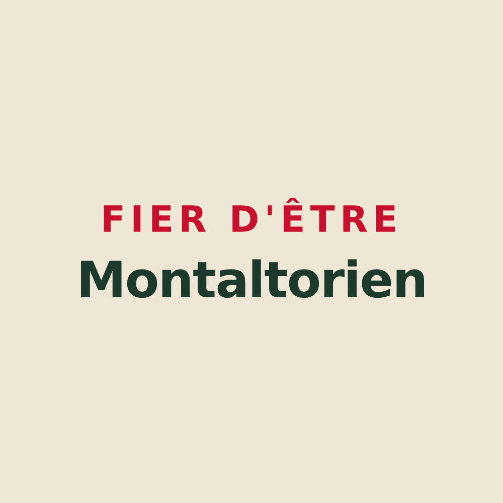 Tote bag « Fier d'être Montaltorien » — design pour Montautour