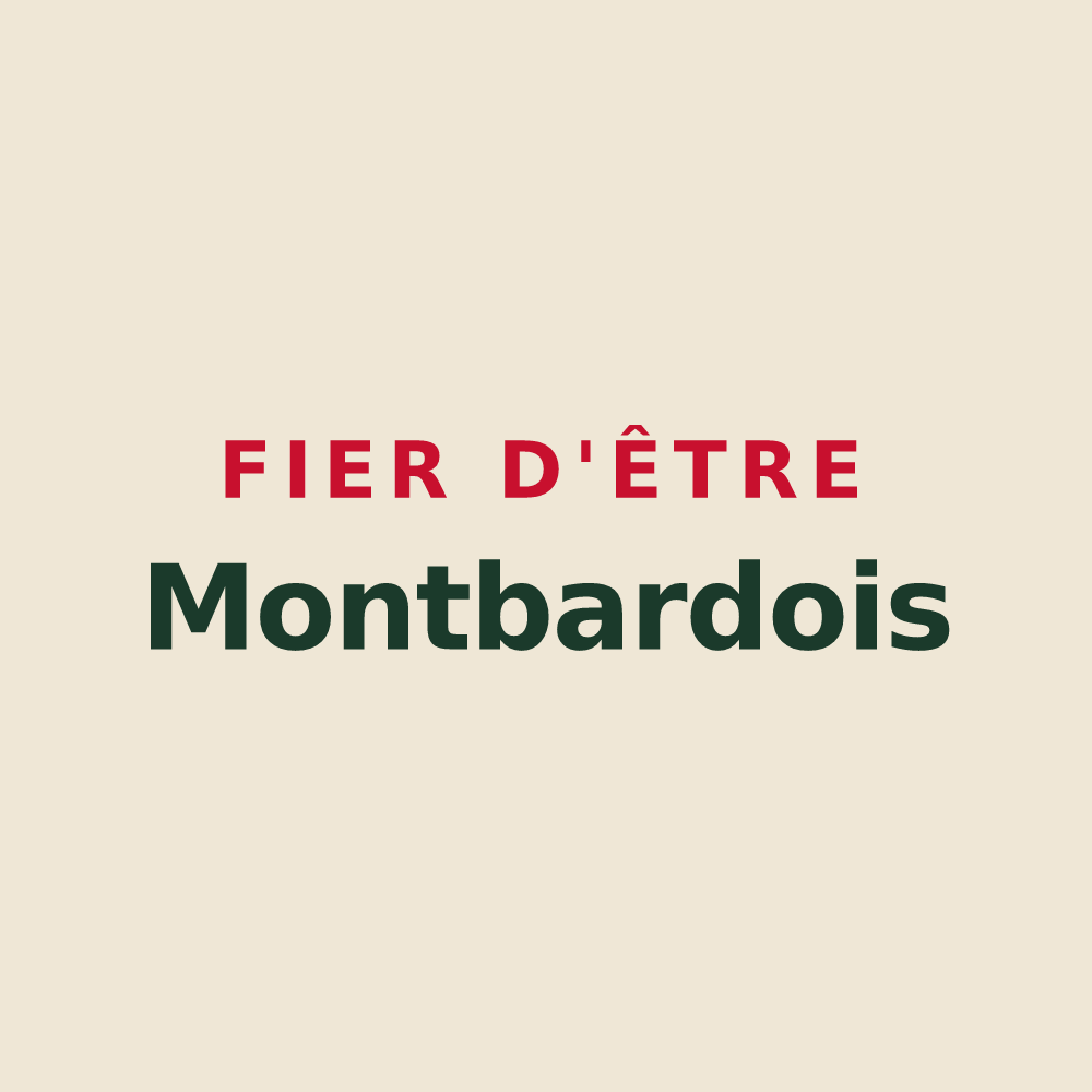 Tote bag « Fier d'être Montbardois » — design pour Montbard