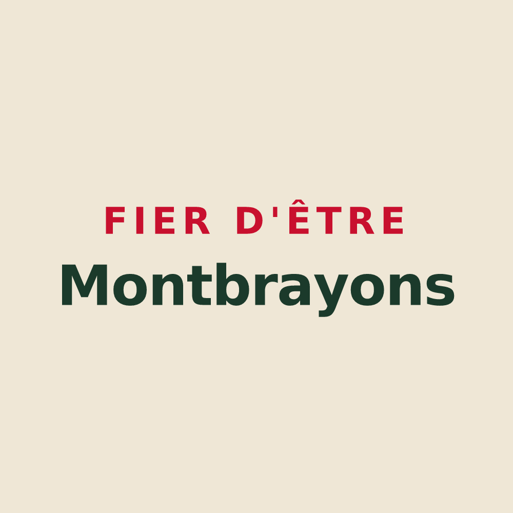 Tote bag « Fier d'être Montbrayons » — design pour Montbray