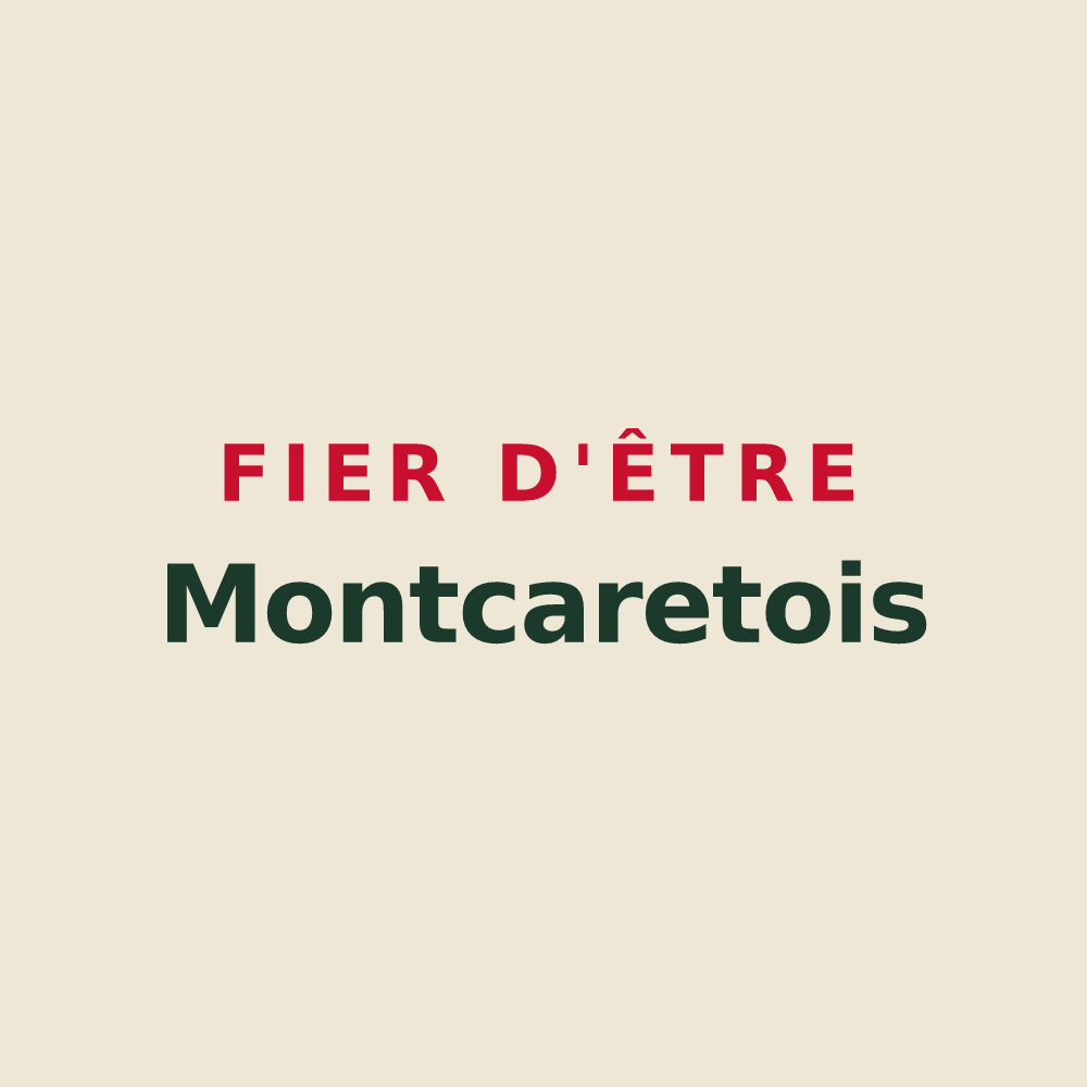 Tote bag « Fier d'être Montcaretois » — design pour Montcaret