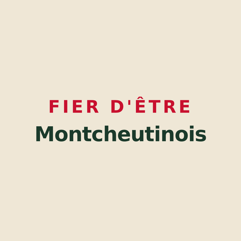 Tote bag « Fier d'être Montcheutinois » — design pour Montcheutin