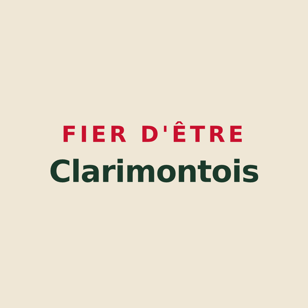 Tote bag « Fier d'être Clarimontois » — design pour Montclar