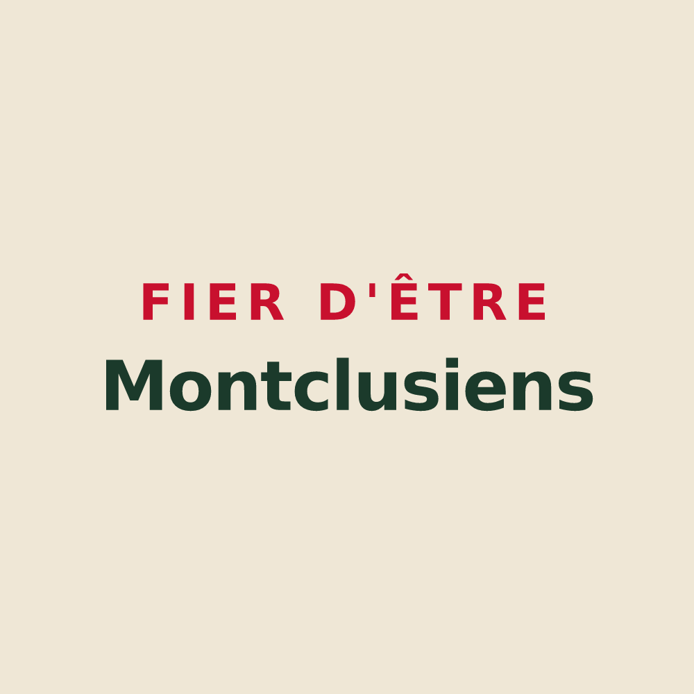 Tote bag « Fier d'être Montclusiens » — design pour Montclus