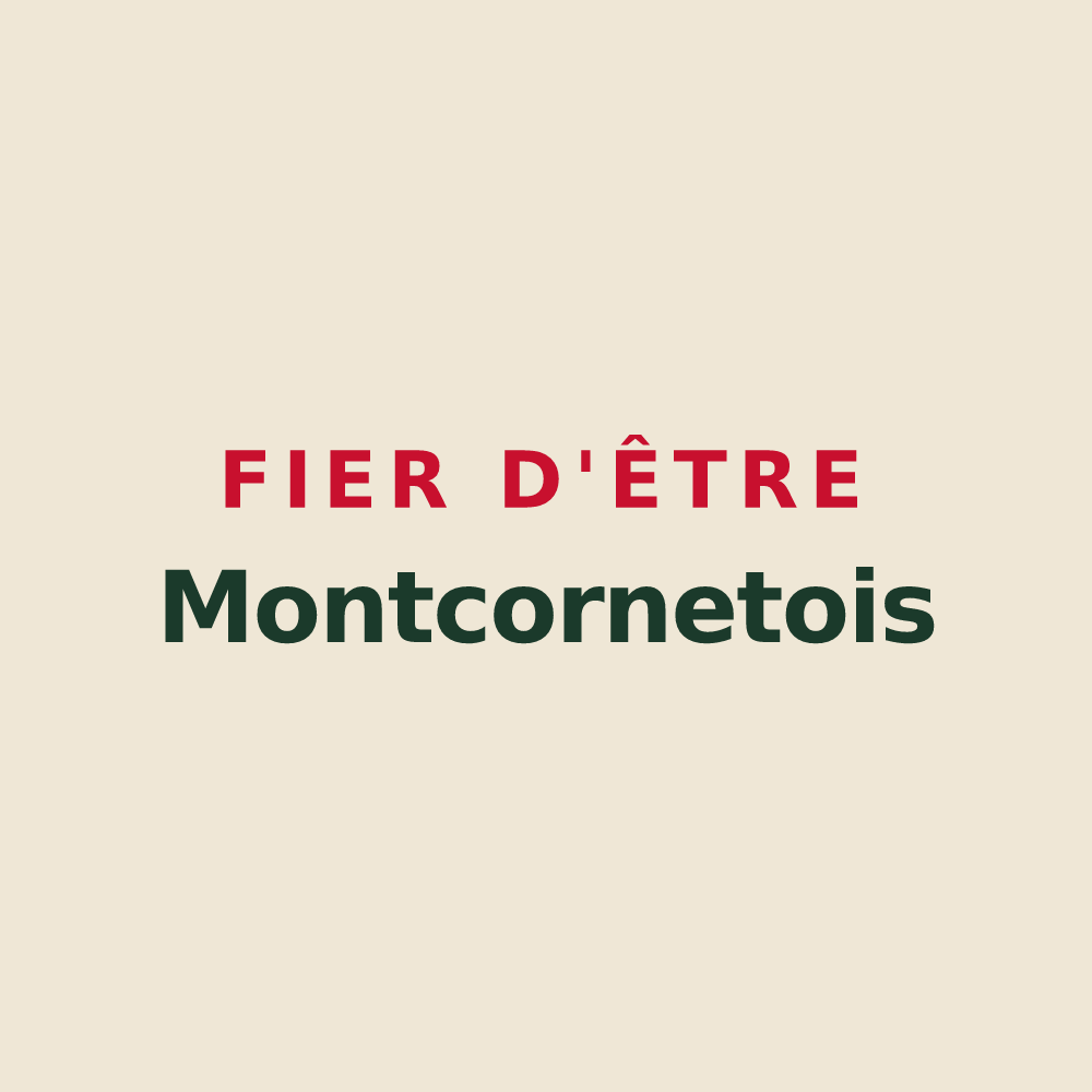Tote bag « Fier d'être Montcornetois » — design pour Montcornet