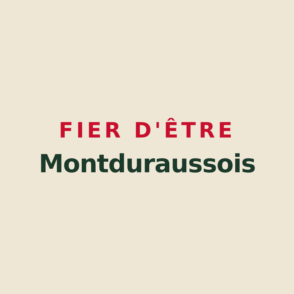 Tote bag « Fier d'être Montduraussois » — design pour Montdurausse