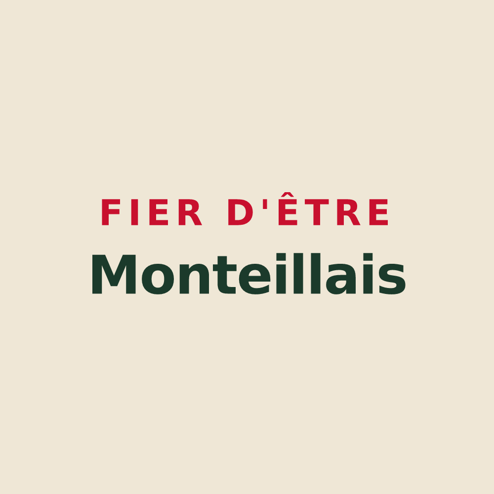 Tote bag « Fier d'être Monteillais » — design pour Monteils