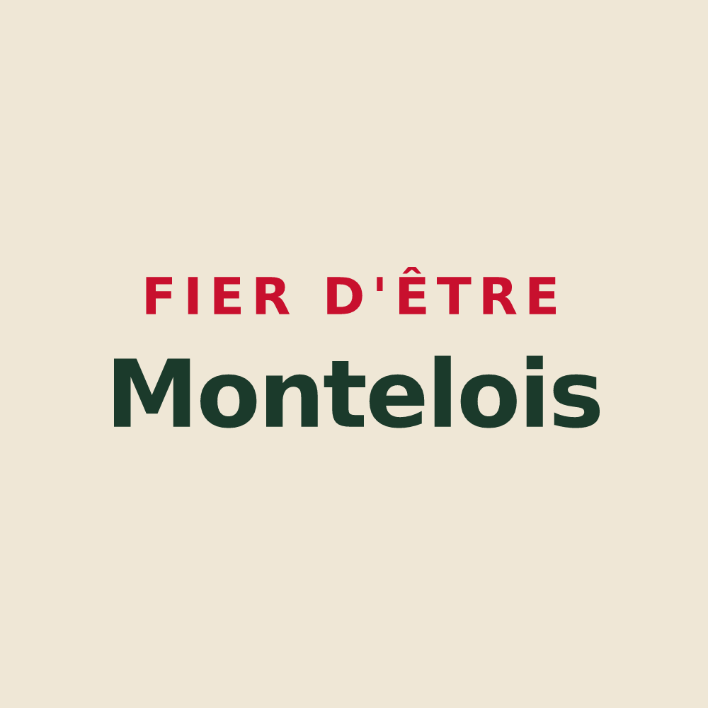 Tote bag « Fier d'être Montelois » — design pour Montels