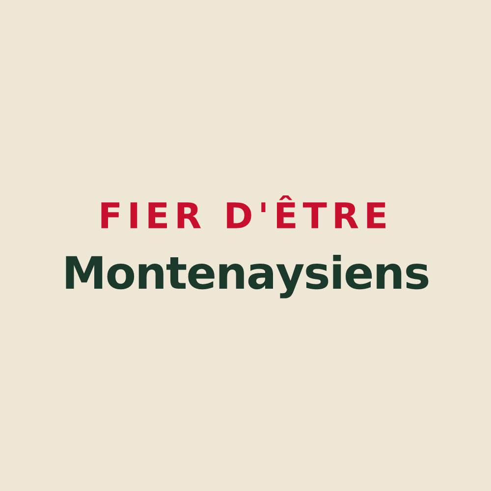 Tote bag « Fier d'être Montenaysiens » — design pour Montenay