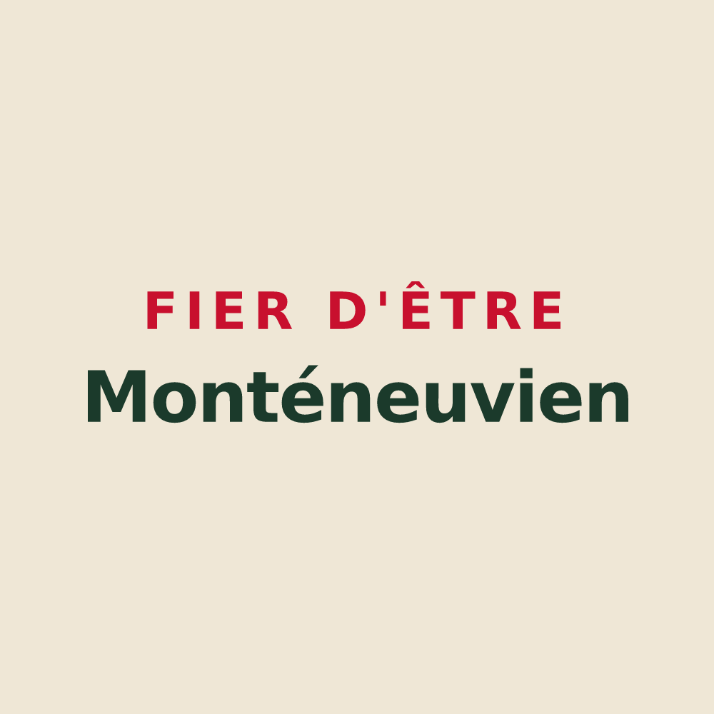Tote bag « Fier d'être Monténeuvien » — design pour Monteneuf
