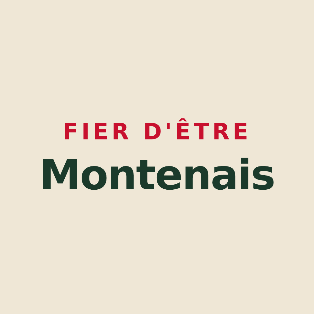 Tote bag « Fier d'être Montenais » — design pour Montenois