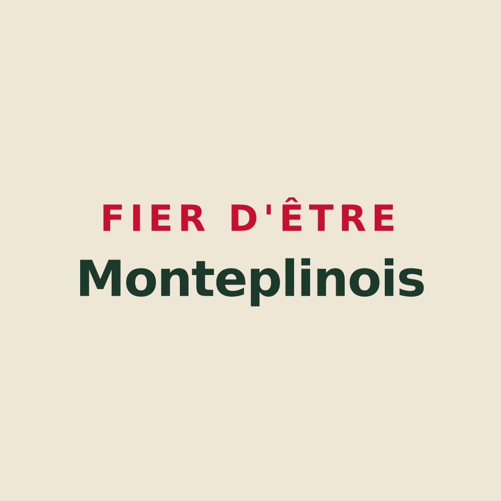 Tote bag « Fier d'être Monteplinois » — design pour Monteplain
