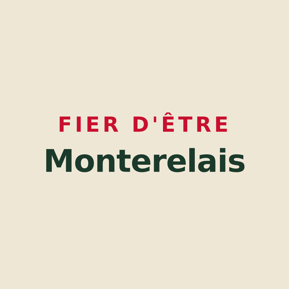 Tote bag « Fier d'être Monterelais » — design pour Montereau-Fault-Yonne