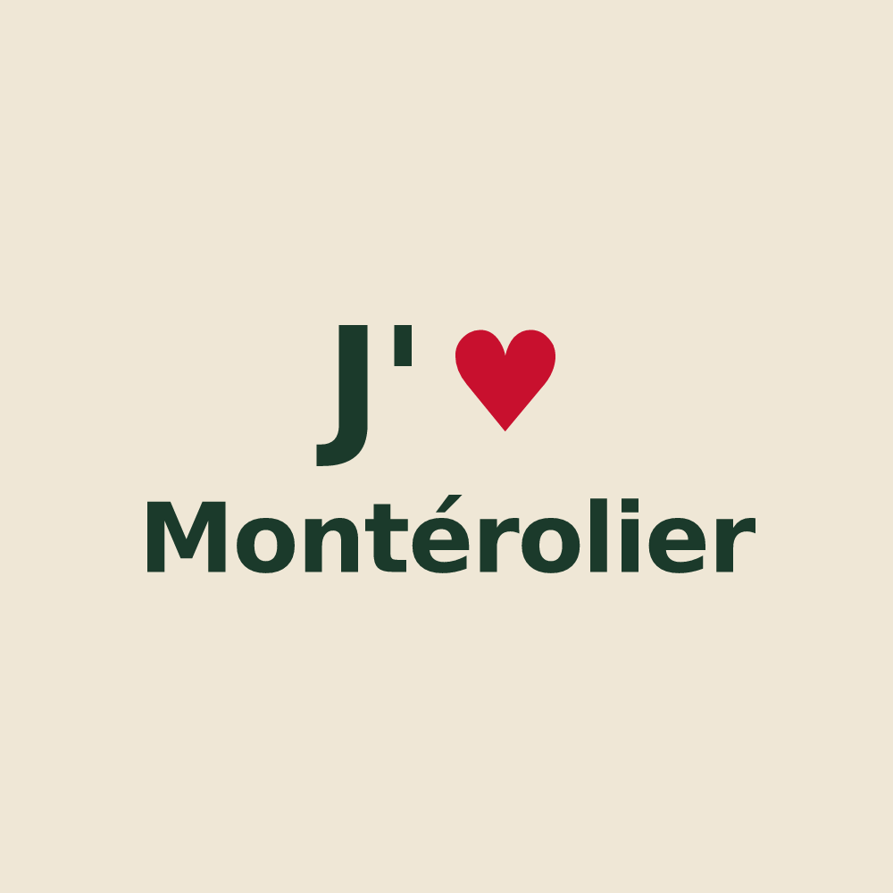 Tote bag personnalisé Montérolier — design J'aime Montérolier