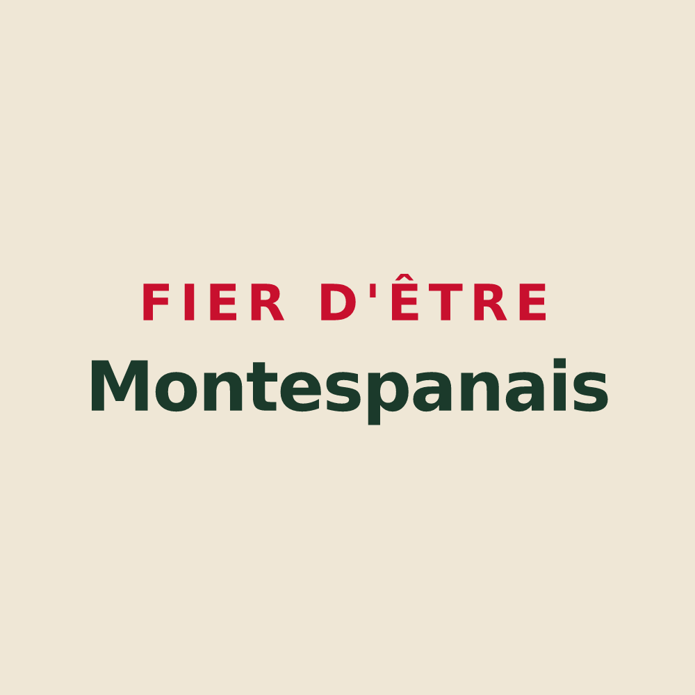 Tote bag « Fier d'être Montespanais » — design pour Montespan