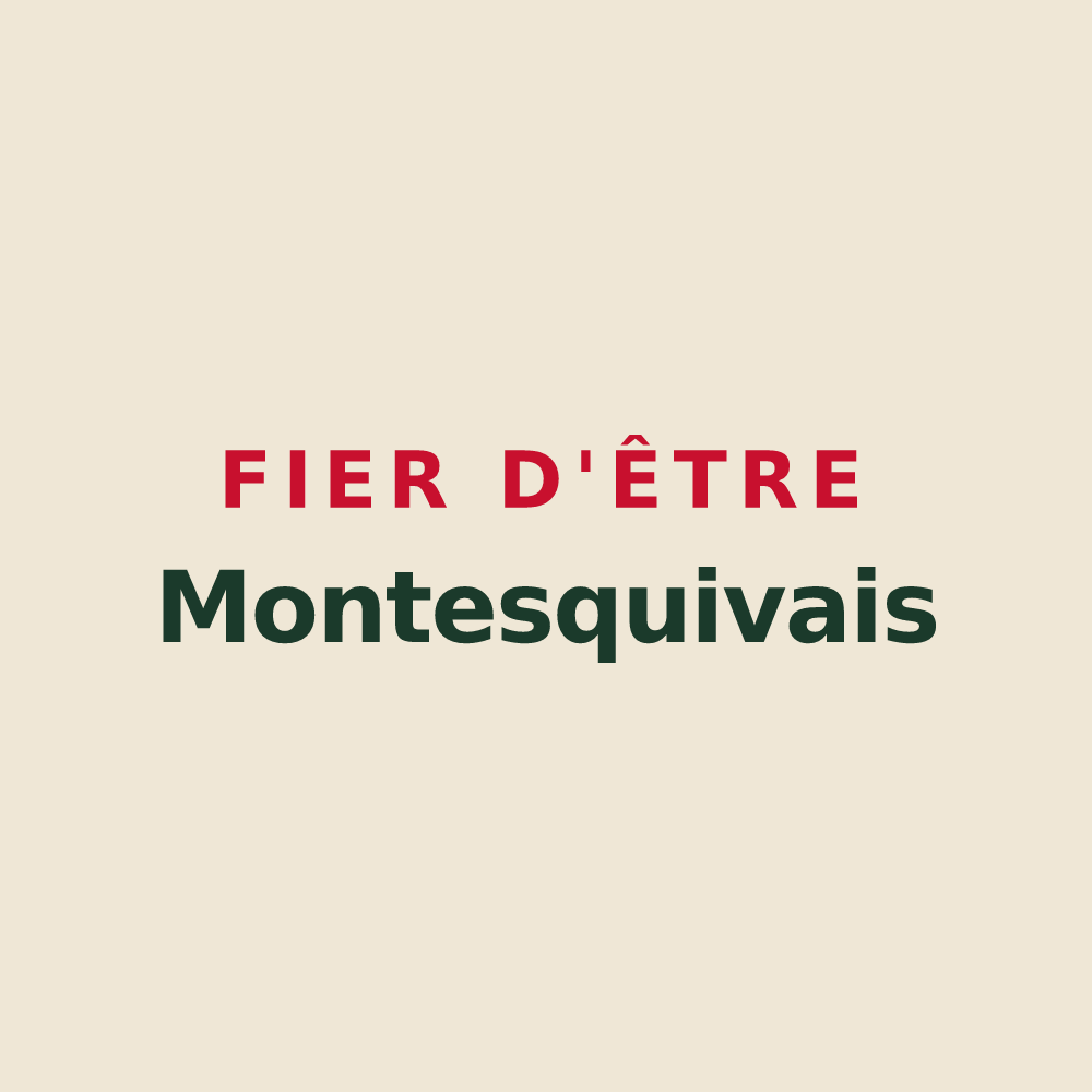 Tote bag « Fier d'être Montesquivais » — design pour Montesquiou