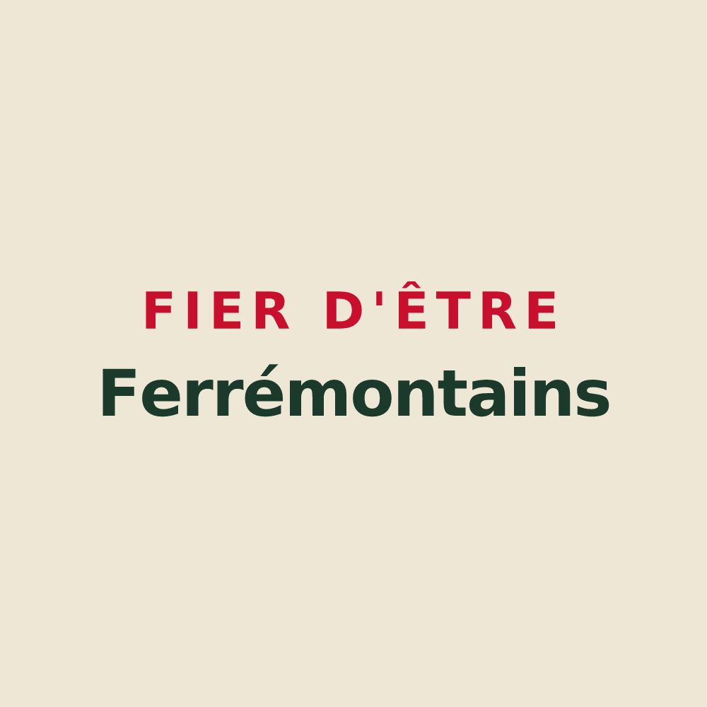 Tote bag « Fier d'être Ferrémontains » — design pour Montferrand-la-Fare
