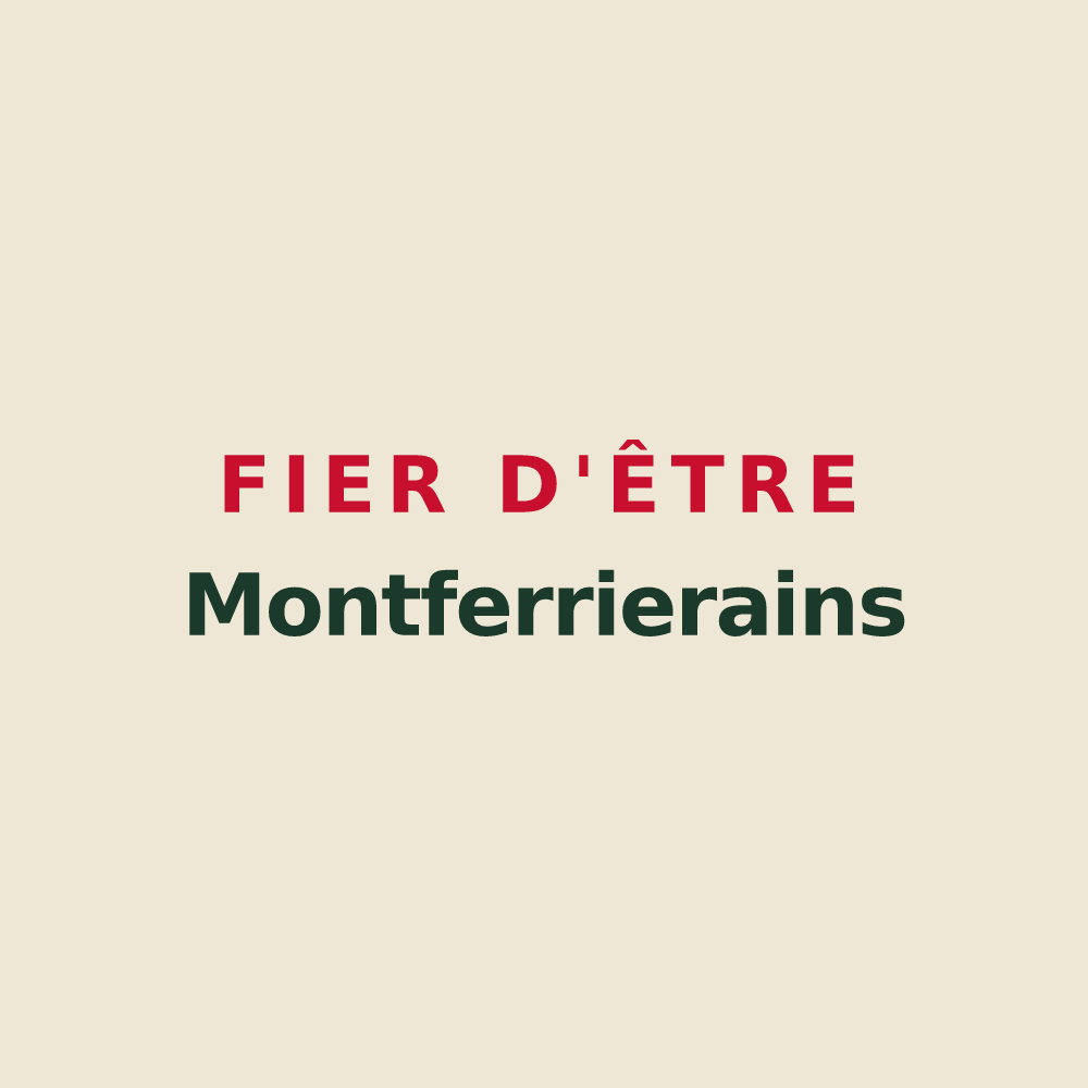 Tote bag « Fier d'être Montferrierains » — design pour Montferrier-sur-Lez