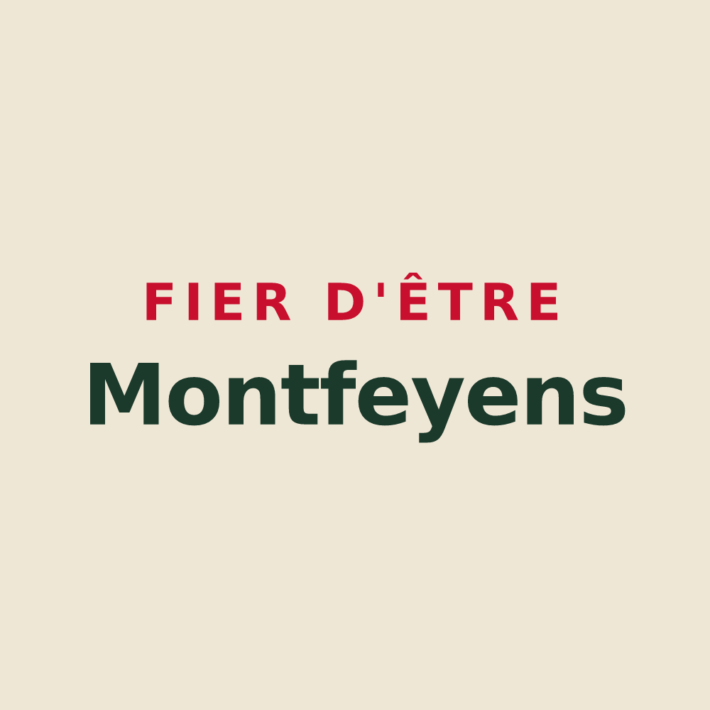 Tote bag « Fier d'être Montfeyens » — design pour Montfey