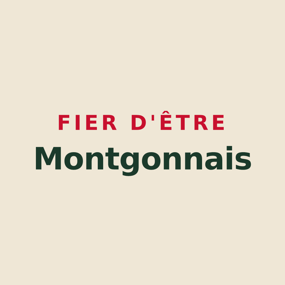 Tote bag « Fier d'être Montgonnais » — design pour Montgon