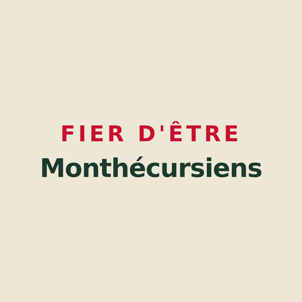 Tote bag « Fier d'être Monthécursiens » — design pour Monthureux-le-Sec