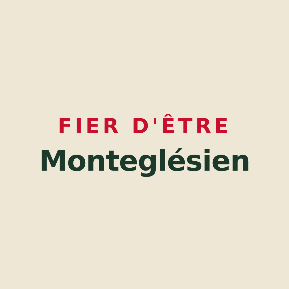 Tote bag « Fier d'être Monteglésien » — design pour Montilliers