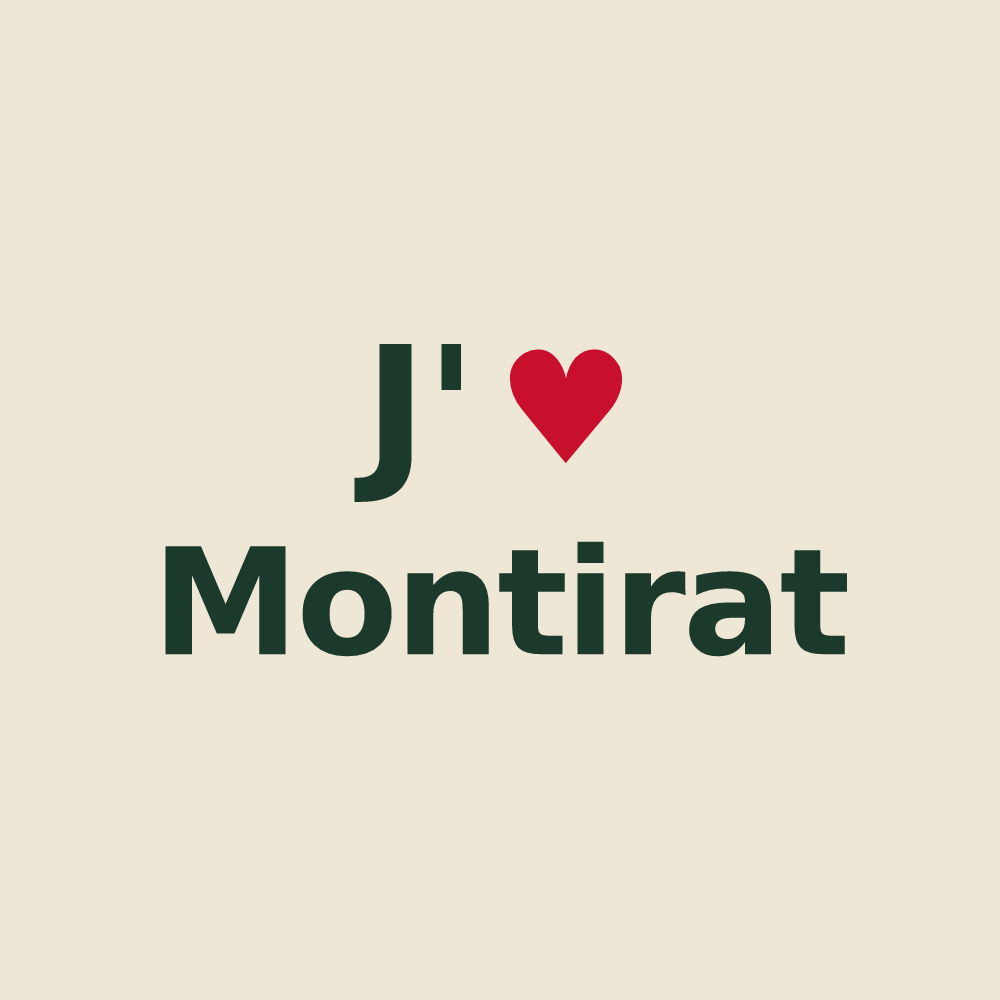 Tote bag personnalisé Montirat — design J'aime Montirat