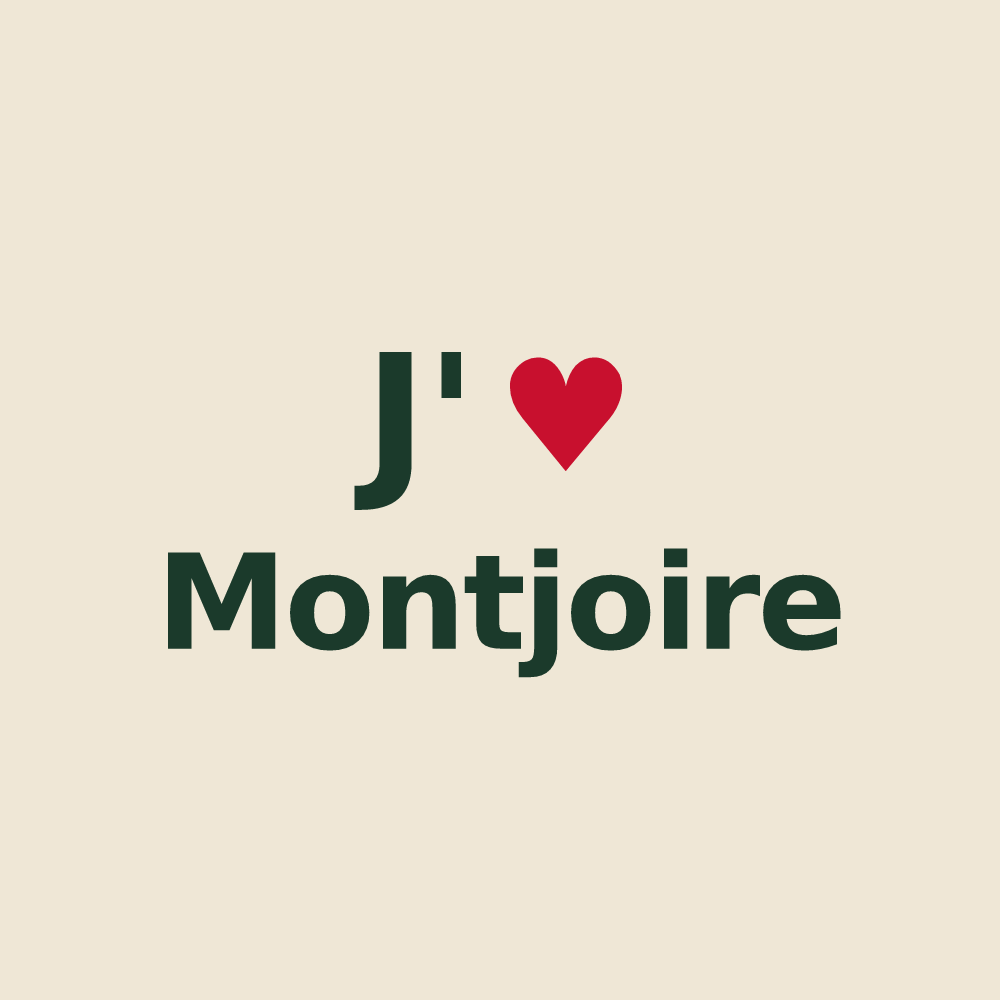 Tote bag personnalisé Montjoire — design J'aime Montjoire
