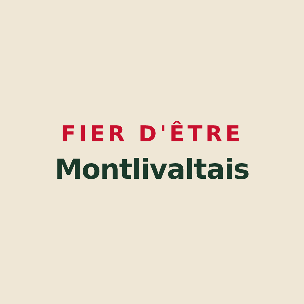 Tote bag « Fier d'être Montlivaltais » — design pour Montlivault