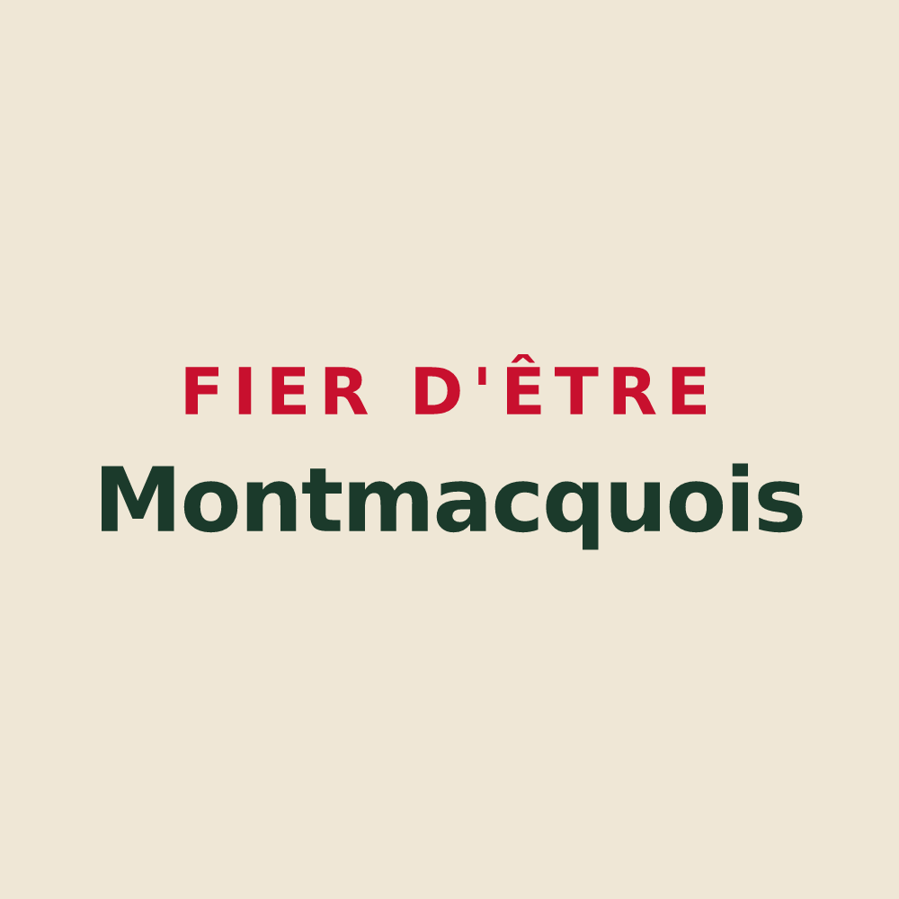 Tote bag « Fier d'être Montmacquois » — design pour Montmacq