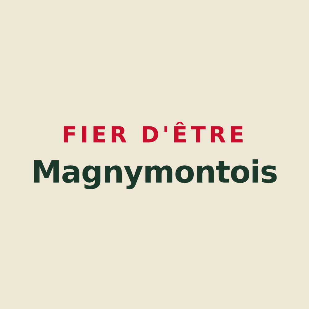 Tote bag « Fier d'être Magnymontois » — design pour Montmagny