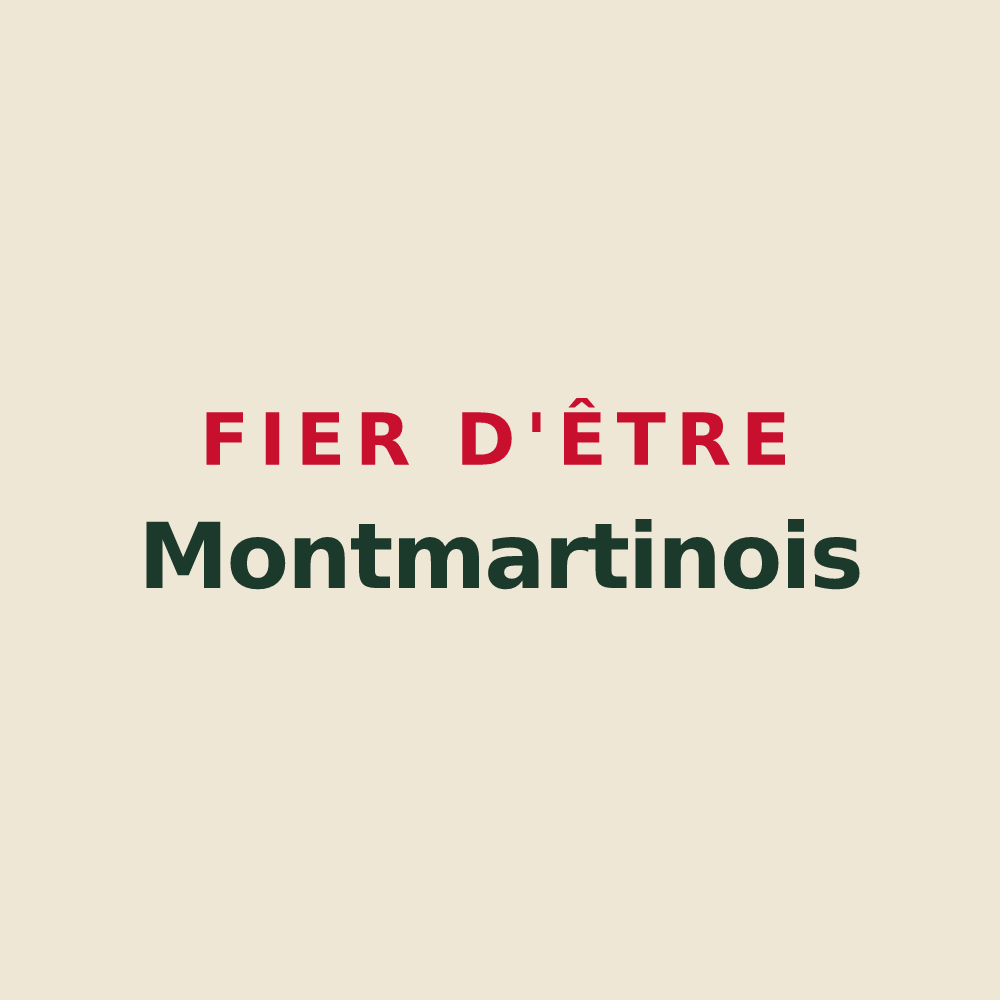 Tote bag « Fier d'être Montmartinois » — design pour Montmartin-le-Haut