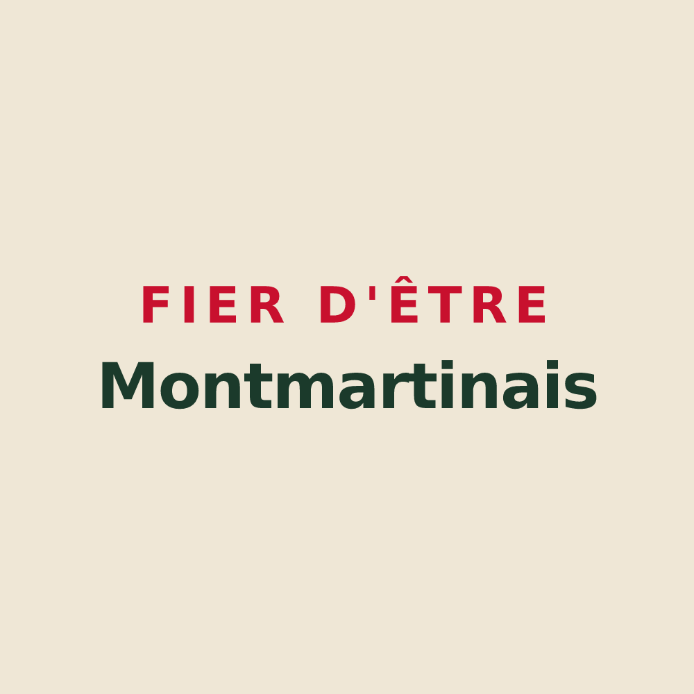 Tote bag « Fier d'être Montmartinais » — design pour Montmartin-sur-Mer