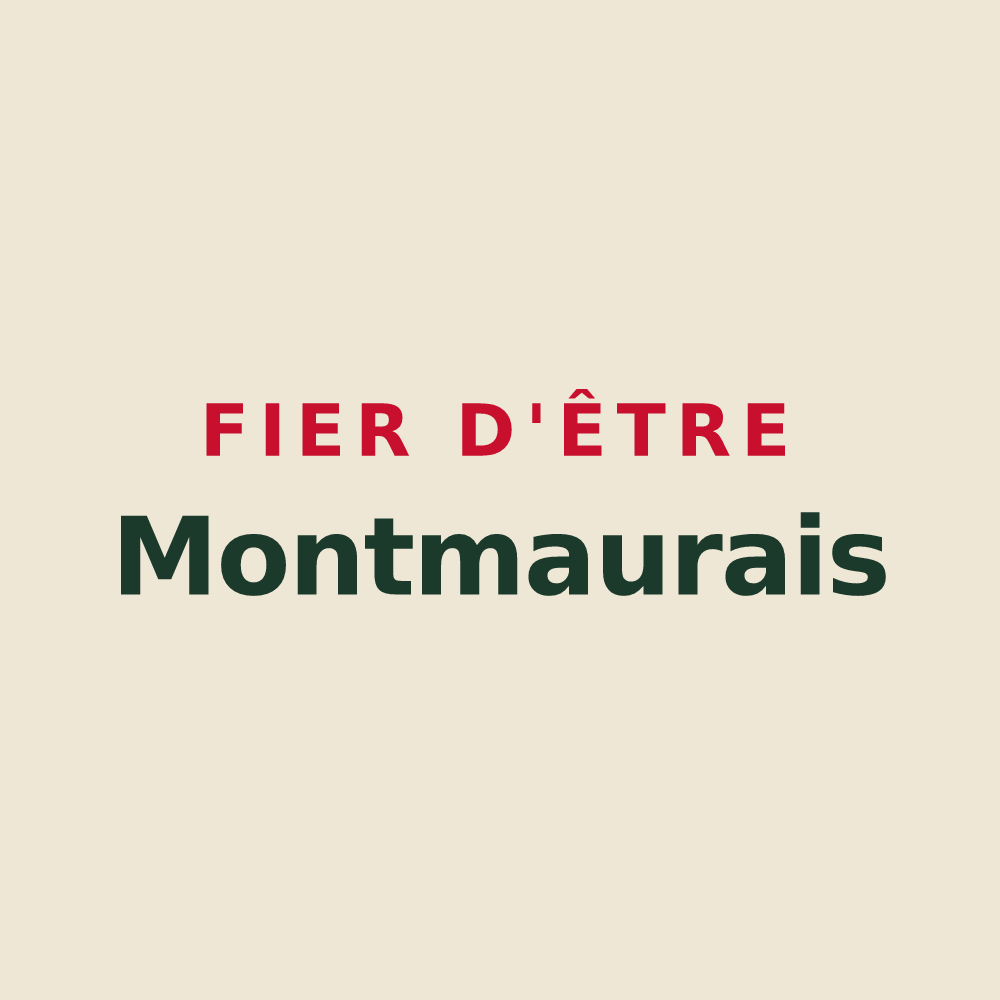 Tote bag « Fier d'être Montmaurais » — design pour Montmaur