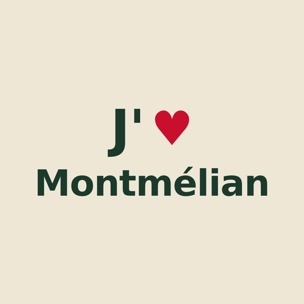 Tote bag personnalisé Montmélian — design J'aime Montmélian