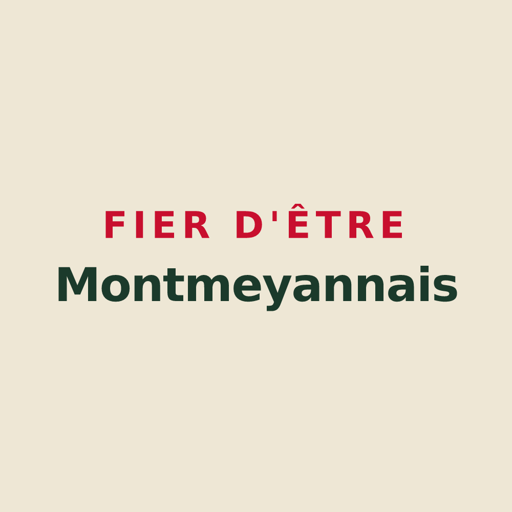 Tote bag « Fier d'être Montmeyannais » — design pour Montmeyan