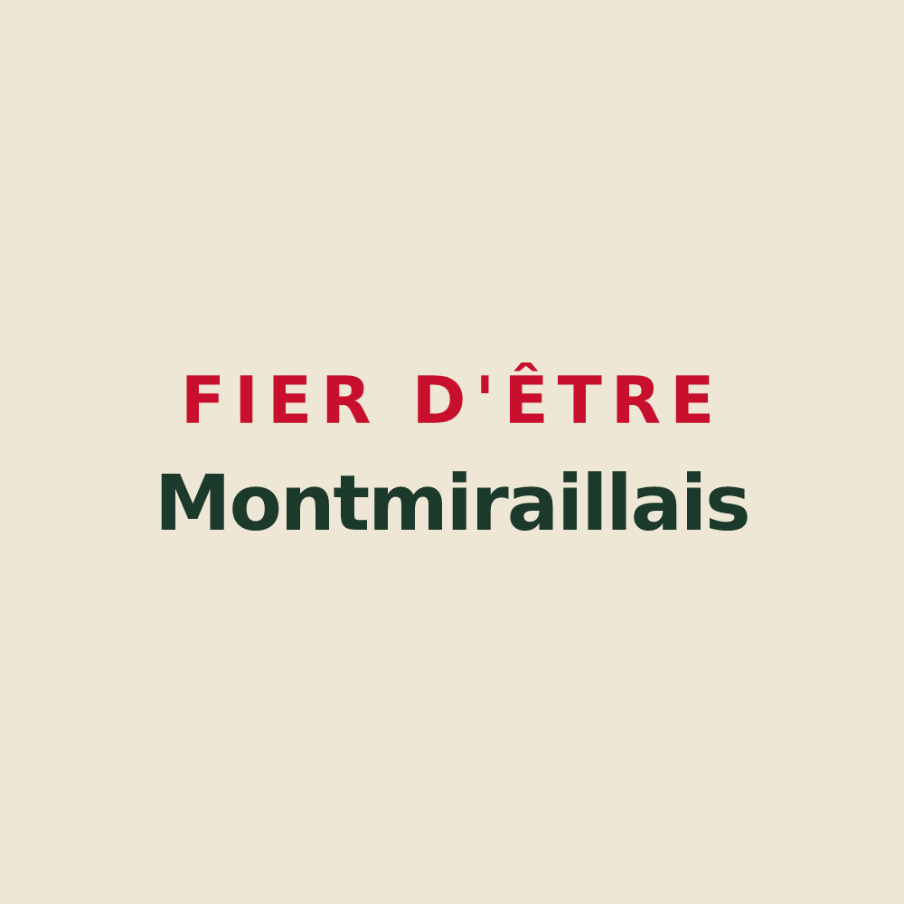 Tote bag « Fier d'être Montmiraillais » — design pour Montmirail