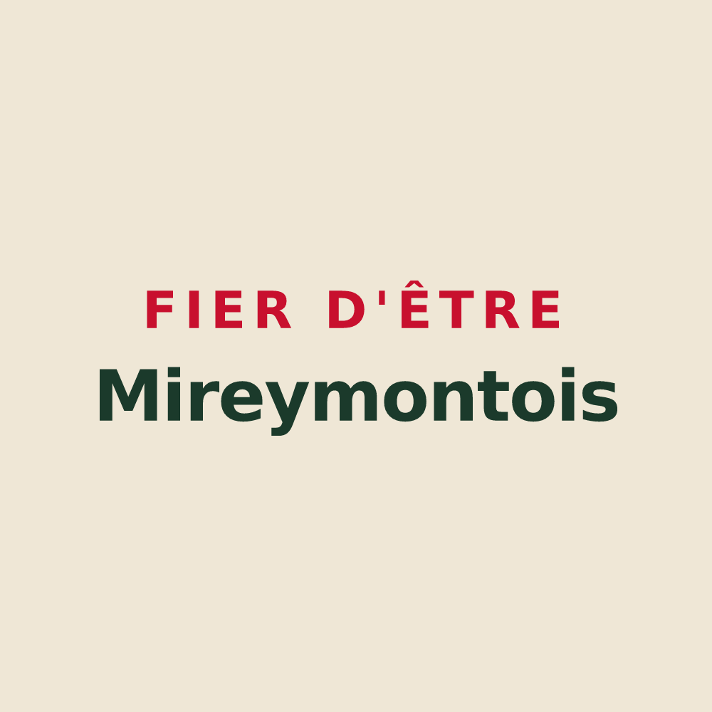 Tote bag « Fier d'être Mireymontois » — design pour Montmirey-la-Ville