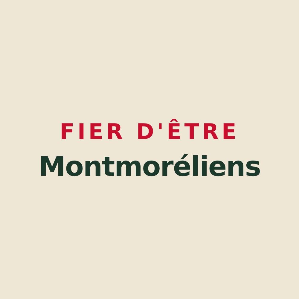 Tote bag « Fier d'être Montmoréliens » — design pour Montmoreau