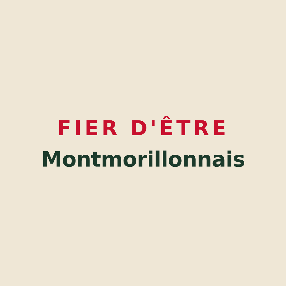 Tote bag « Fier d'être Montmorillonnais » — design pour Montmorillon