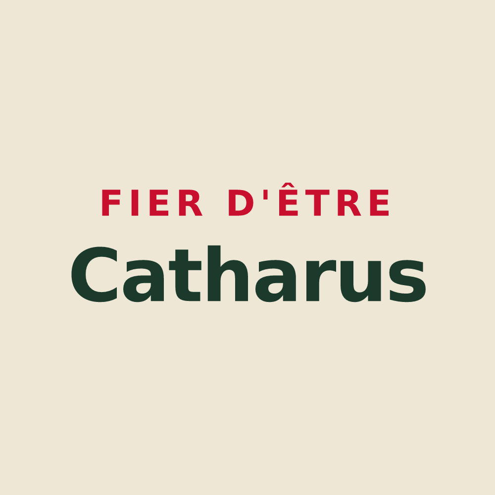 Tote bag « Fier d'être Catharus » — design pour Montmorot