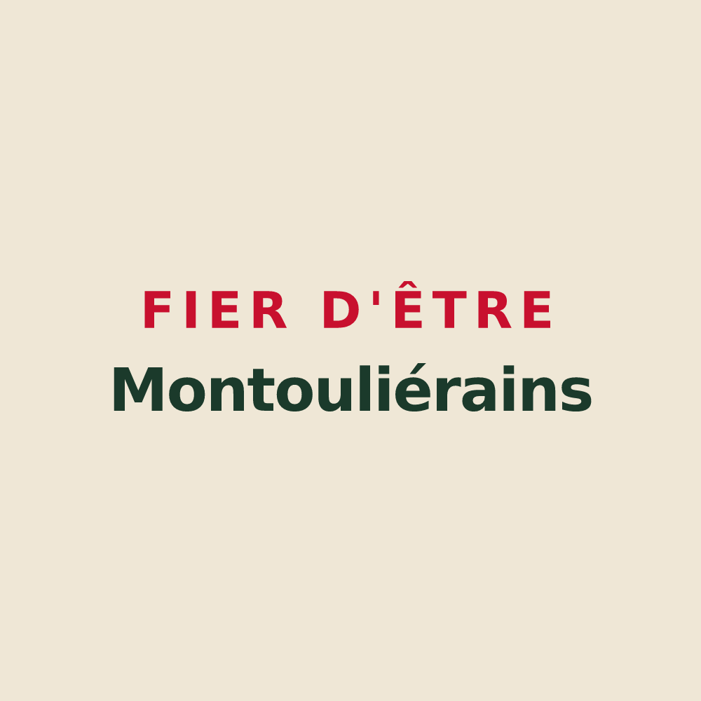 Tote bag « Fier d'être Montouliérains » — design pour Montouliers
