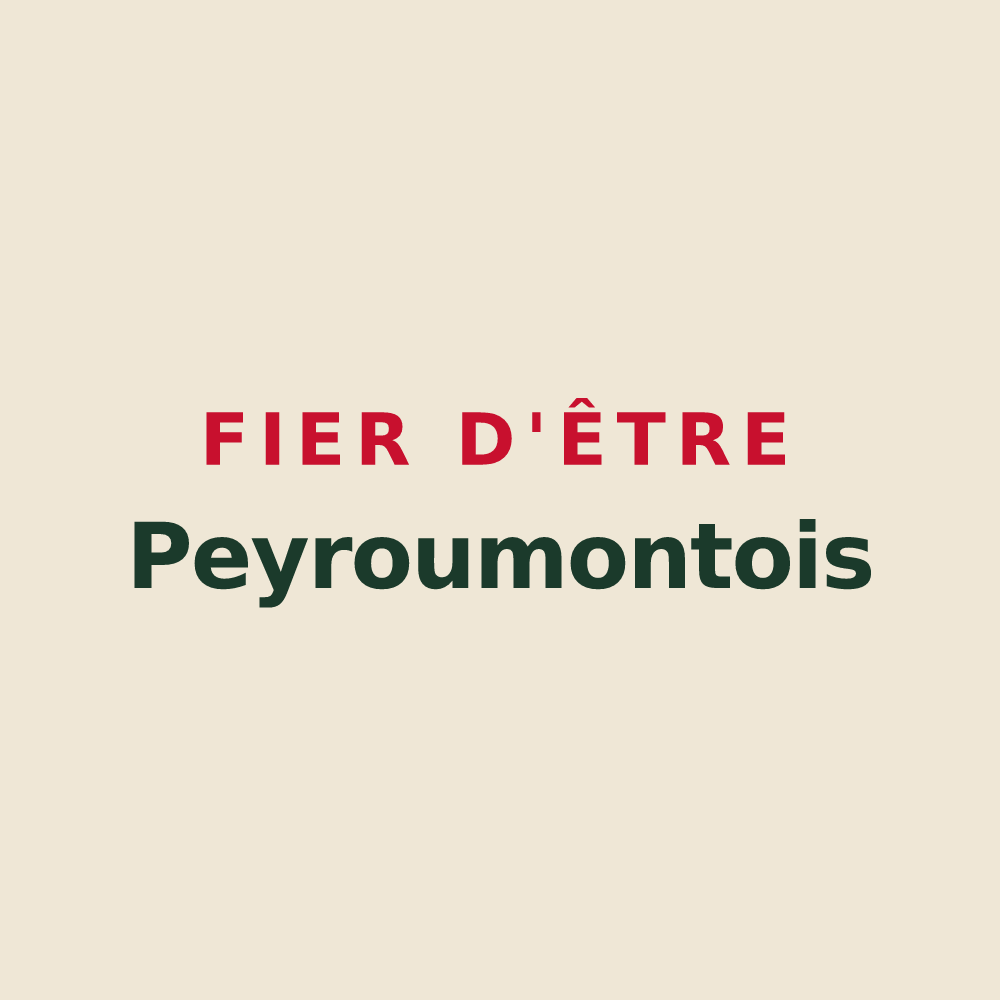 Tote bag « Fier d'être Peyroumontois » — design pour Montpeyroux