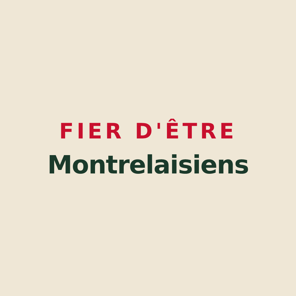 Tote bag « Fier d'être Montrelaisiens » — design pour Montrelais