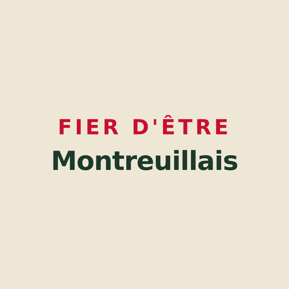 Tote bag « Fier d'être Montreuillais » — design pour Montreuil-la-Cambe